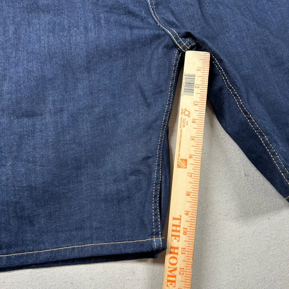 Levis 569 Shorts Mens 48 Blule Jean Denim Loose Straight Jorts 11